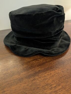 Monika Turtle Studio Black Corduroy Hat